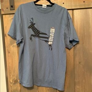 Blue Graphic Men's Shirt